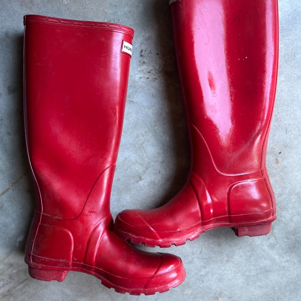 Hunter Classic Red Waterproof Boots